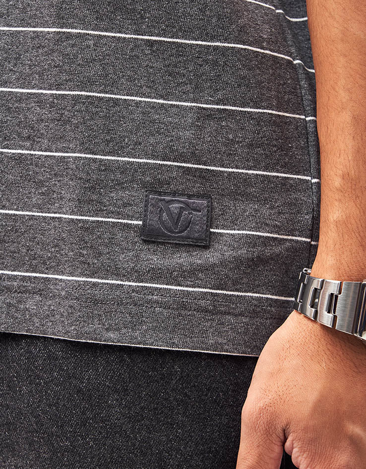 Vans x Rowan Z Stripe S/S Shirt - Charcoal