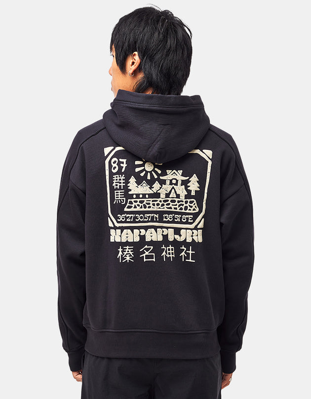 Napapijri Teza Pullover Hoodie Sweatshirt - Black Beauty