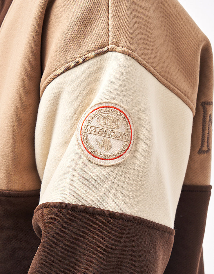 Napapijri Bloom Full Zip Hoodie - Demitasse