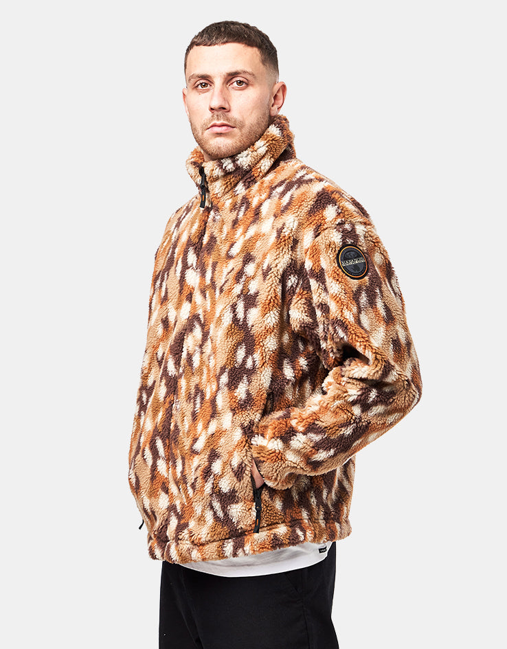 Napapijri Full Zip AOP Fleece - Bamby