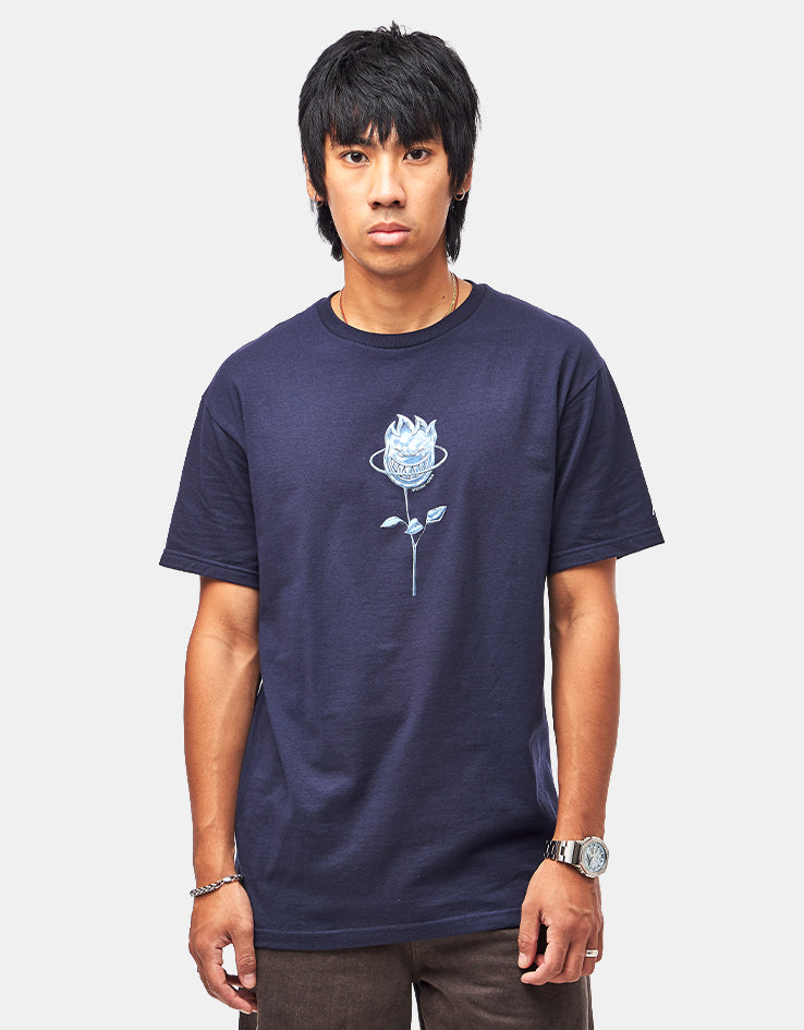 Spitfire x April Bighead Rose T-Shirt - Navy