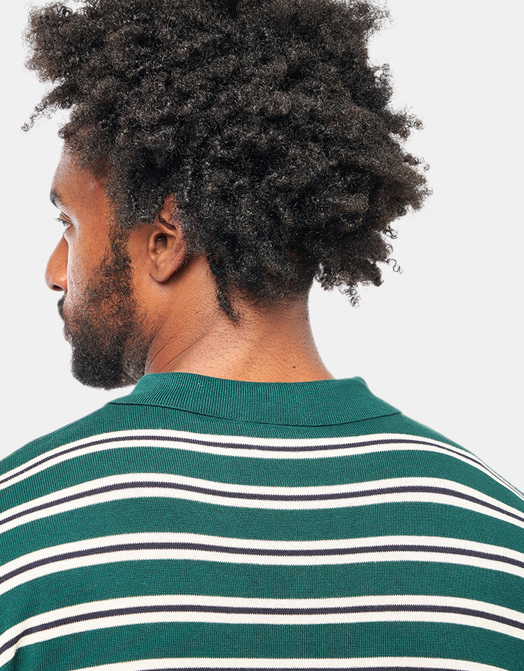 Parlez Crossfield L/S Polo Knit - Deep Green
