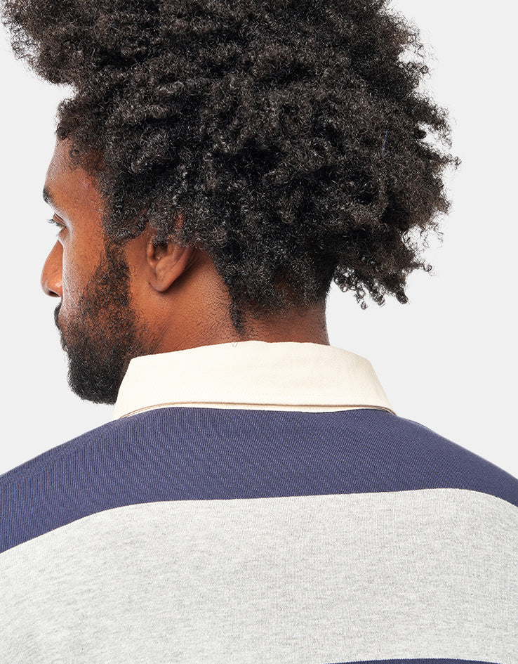 Parlez Ruck L/S Rugby Shirt - Midnight