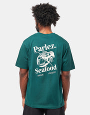 Parlez Slip T-Shirt - Deep Green