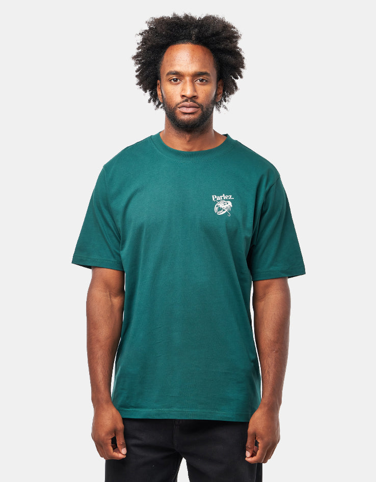 Parlez Slip T-Shirt - Deep Green