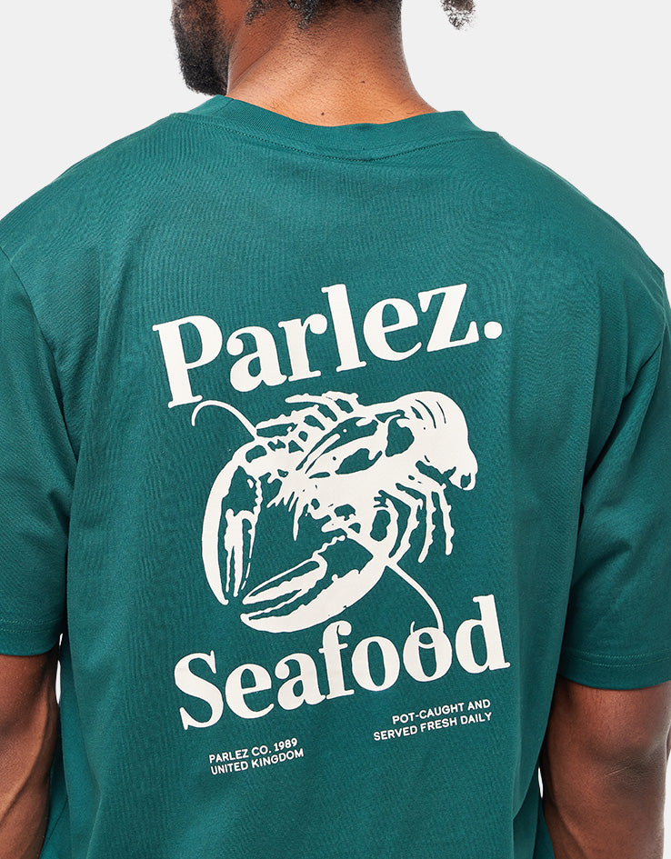 Parlez Slip T-Shirt - Deep Green