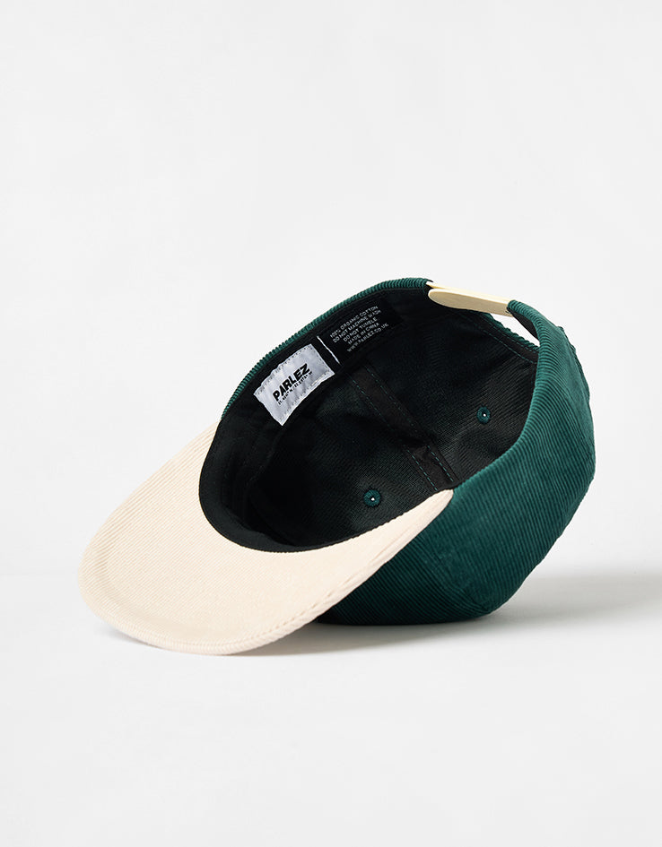 Parlez Chester 6 Panel Cap - Deep Green