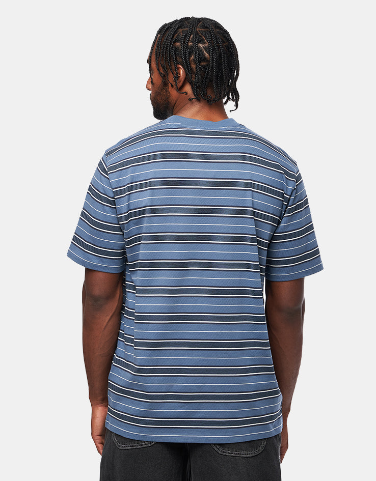 Carhartt WIP S/S Bronson T-Shirt - Bronson Stripe/Icesheet