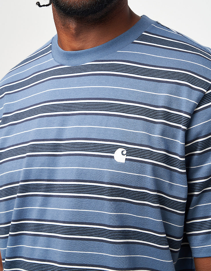 Carhartt WIP S/S Bronson T-Shirt - Bronson Stripe/Icesheet