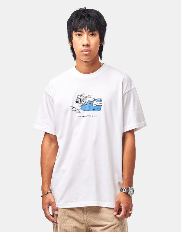 Carhartt WIP S/S Ice Fishing T-Shirt - White