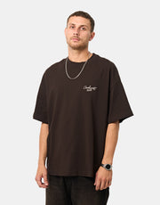 Carhartt WIP S/S Signature Script T-Shirt - Tobacco/Natural