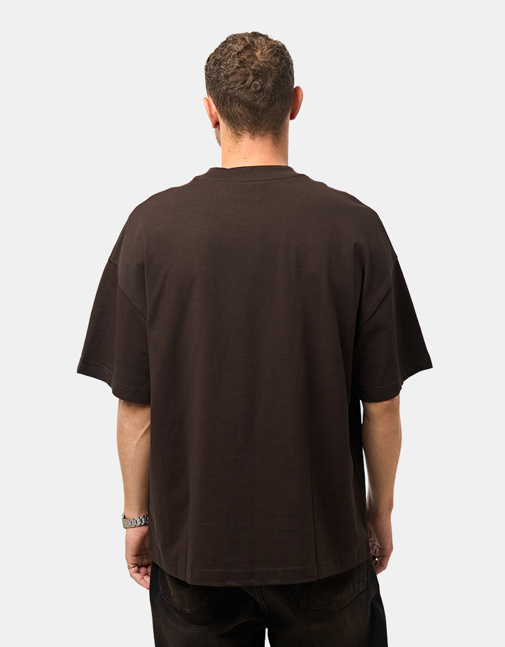 Carhartt WIP S/S Signature Script T-Shirt - Tobacco/Natural