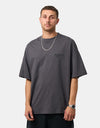 Carhartt WIP S/S Signature Script T-Shirt - Graphite/Dark Scarab