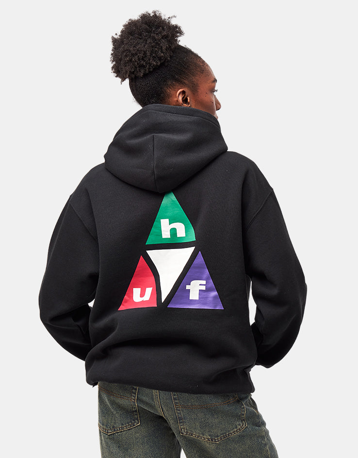 HUF Prism Triple Triangle Pullover Hoodie - Black