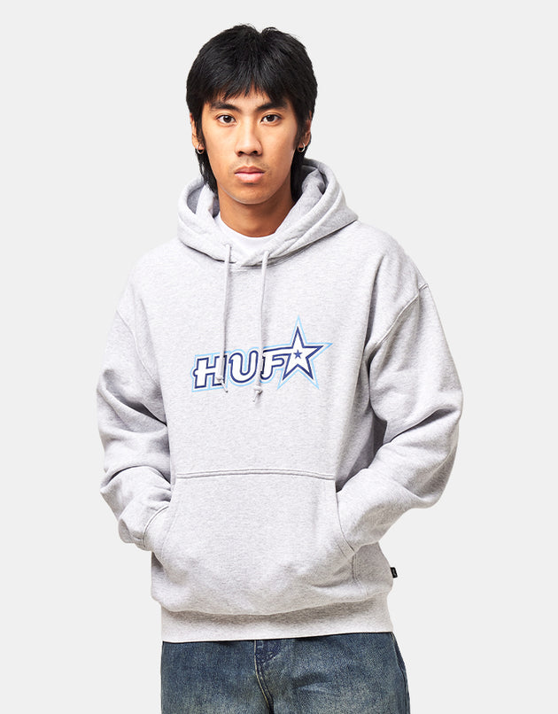 HUF Galaxy Pullover Hoodie - Heather Grey
