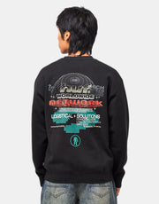 HUF Worldwide Network Crew - Black