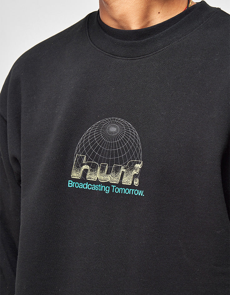 HUF Worldwide Network Crew - Black