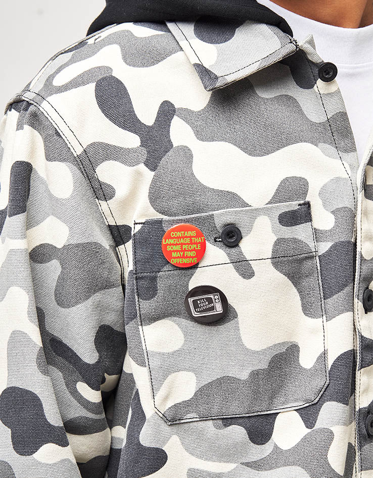 HUF Olympia Camo Hooded Overshirt - Camo