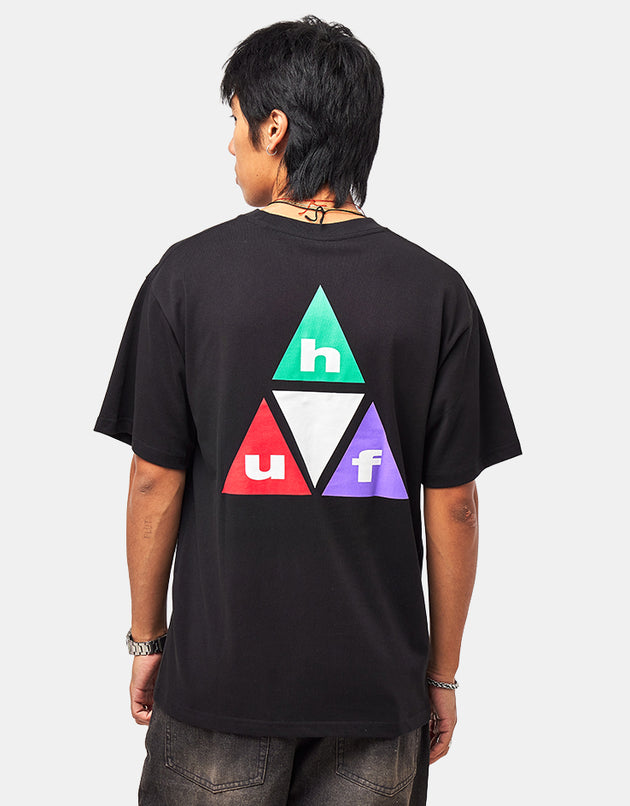 HUF Prism Triple Triangle T-Shirt - Black/Teal