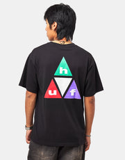 HUF Prism Triple Triangle T-Shirt - Black/Teal