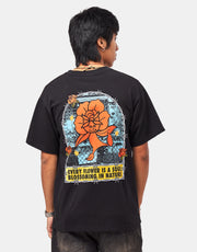 HUF Flower District T-Shirt - Black