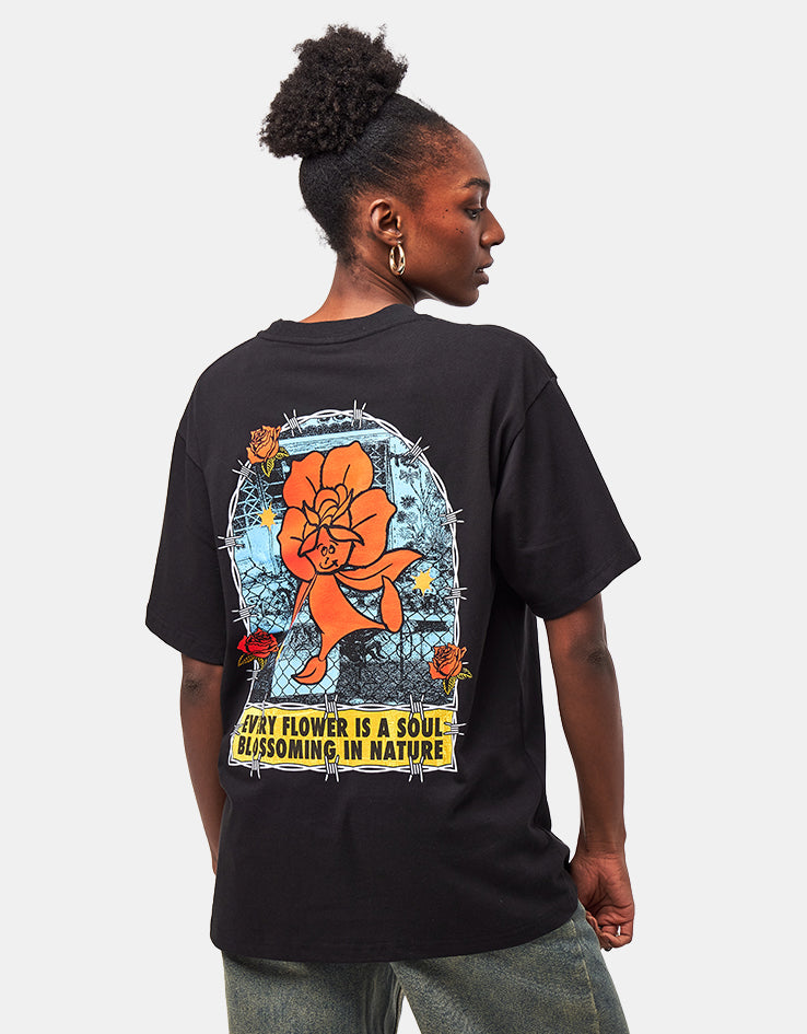 HUF Flower District T-Shirt - Black