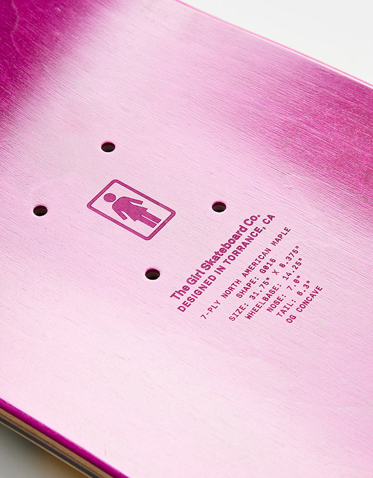 Girl Pacheco Blammo G016 Skateboard Deck - 8.375"