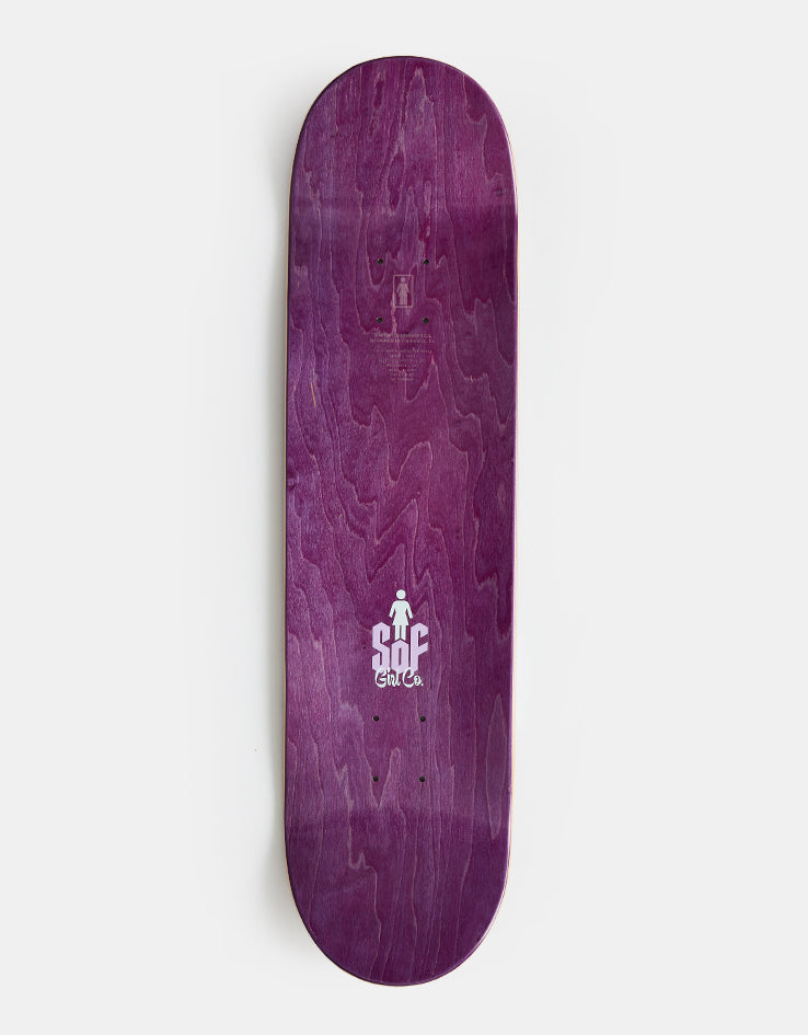 Girl Bannerot Skull of Fame G052 Skateboard Deck - 8.25"
