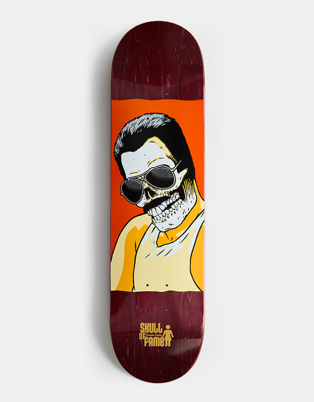 Girl Geering Skull of Fame G023 Skateboard Deck - 8.125"