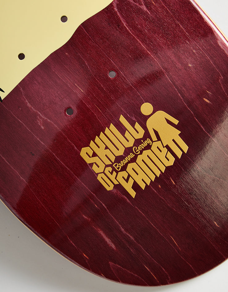 Girl Geering Skull of Fame G023 Skateboard Deck - 8.125"