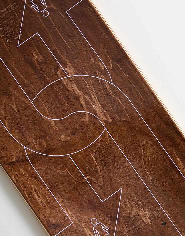 Girl McCrank Dual Directional G096 Skateboard Deck - 8.5"