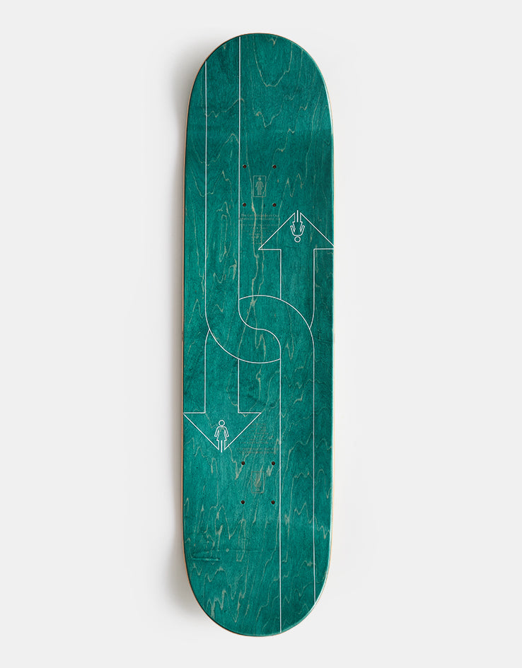 Girl Gass Dual Directional G069 Skateboard Deck - 8.25"