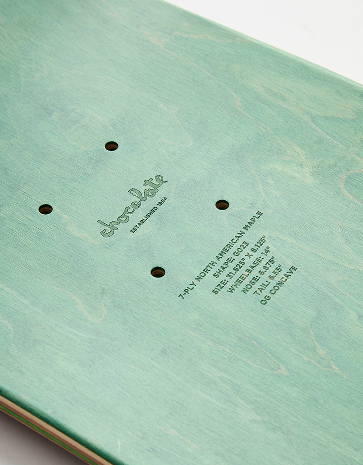 Chocolate Trahan OG Script G023 Skateboard Deck - 8.125"