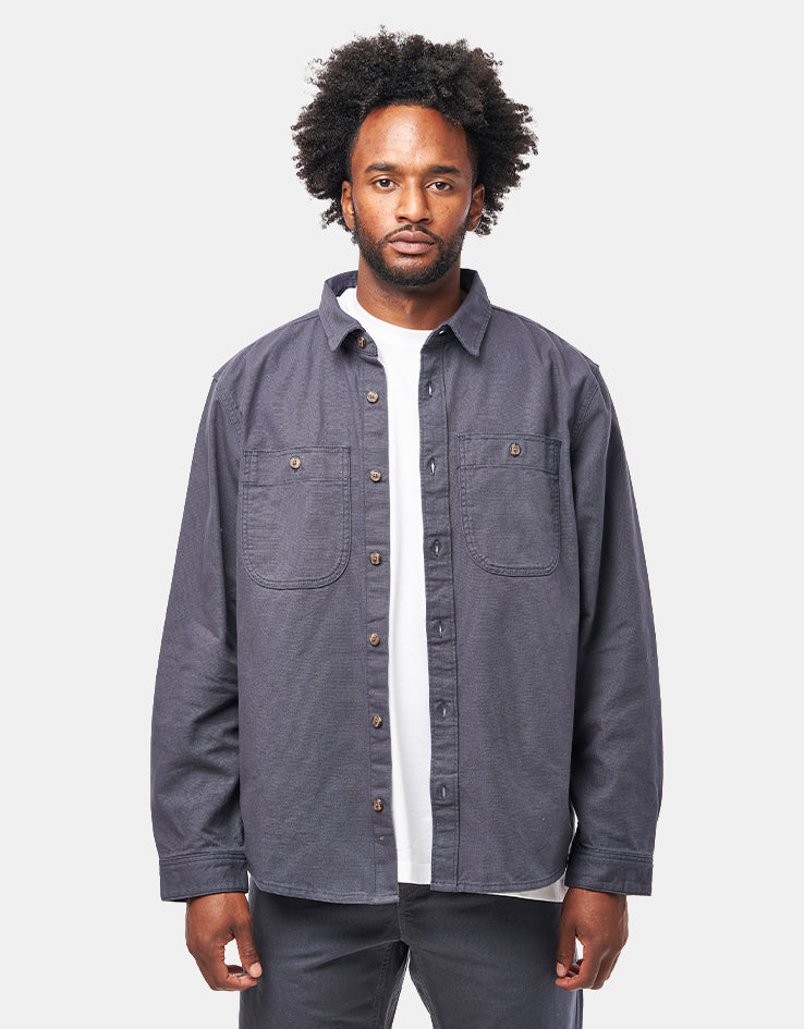 Patagonia Point Reyes L/S Canvas Shirt - Smolder Blue