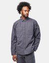 Patagonia Point Reyes L/S Canvas Shirt - Smolder Blue