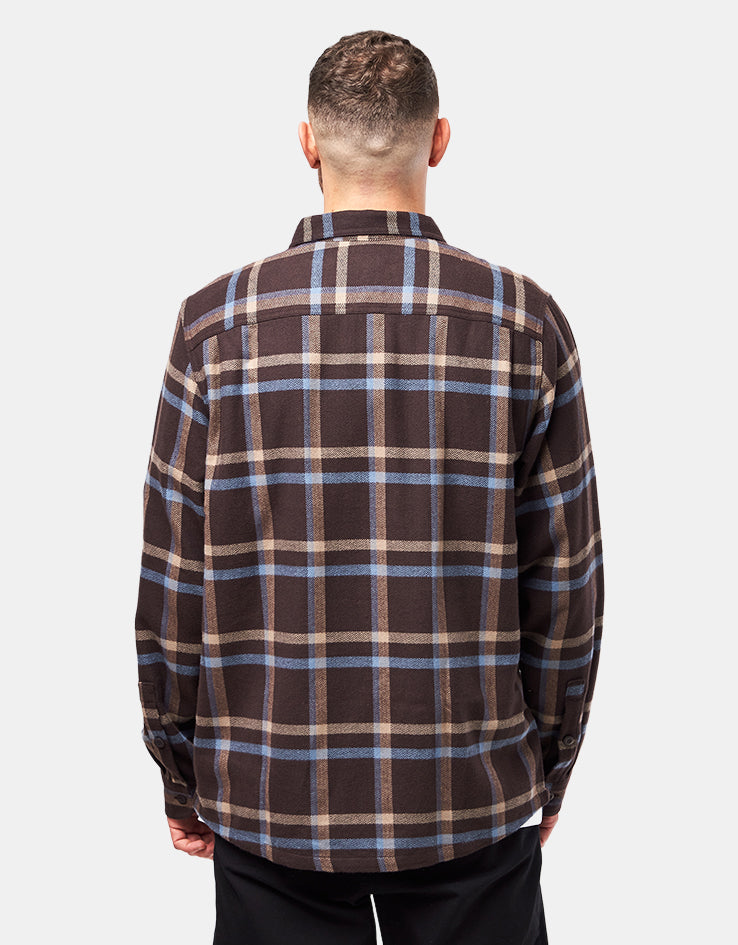 Patagonia Fjord L/S Flannel Shirt - Crossing: Den Brown