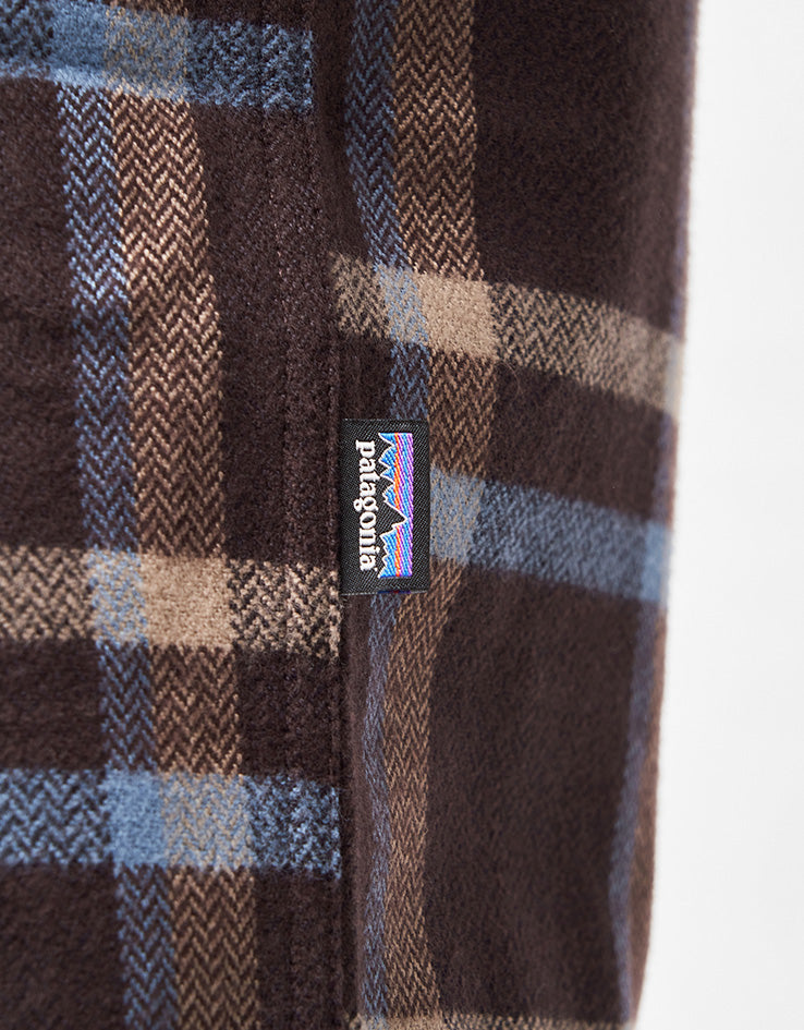 Patagonia Fjord L/S Flannel Shirt - Crossing: Den Brown