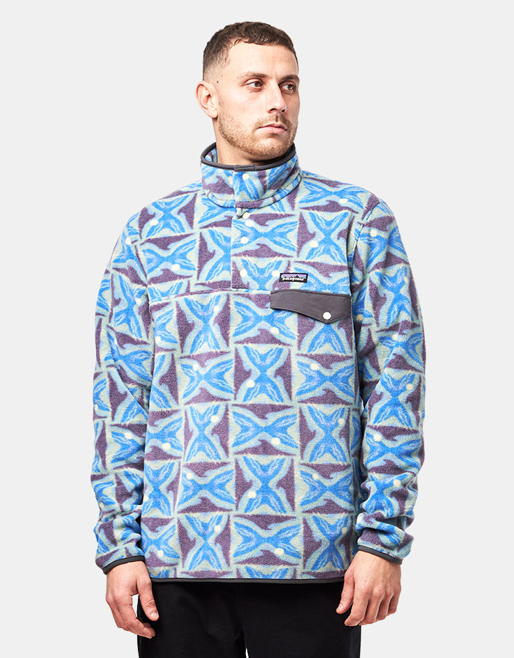 Patagonia LW Synch Snap-T Pullover - Deep Freeze: Forge Grey