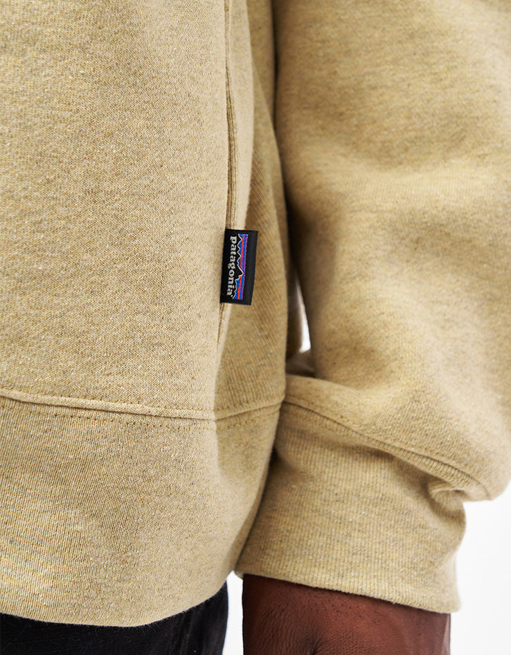 Patagonia '95 Oval Logo Uprisal Crew Sweatshirt - Lynx Tan