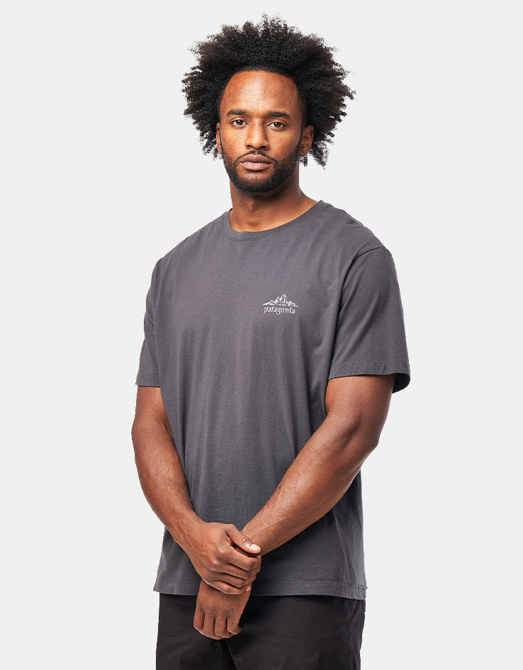 Patagonia Cloud Crag T-Shirt - Ink Black