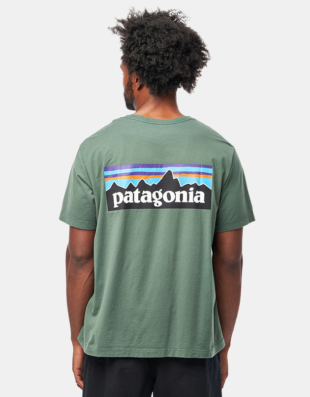 Patagonia P-6 Logo T-Shirt - Canopy Green