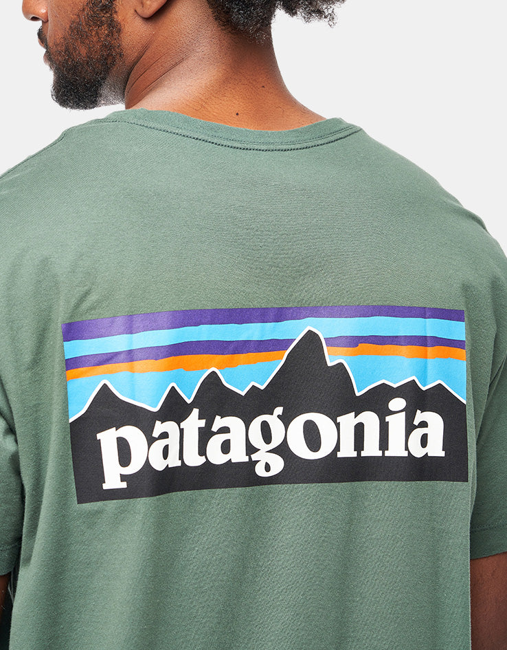 Patagonia P-6 Logo T-Shirt - Canopy Green