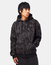 Route One Heavyweight Zip Hoodie (400gsm) - Lightening (Black)