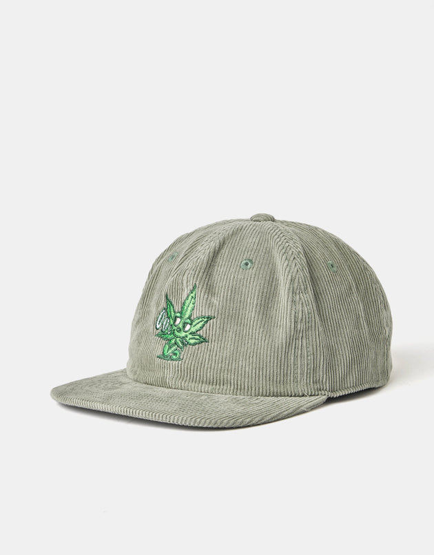 Route One Best Bud Unstructured Cord 6 Panel Cap - Dusty Wave