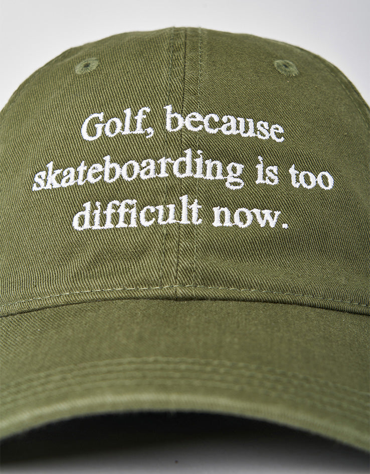 Route One Golf Dad Cap - Rough Green