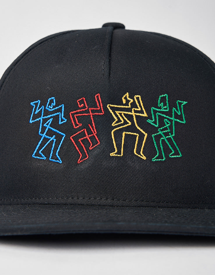 Route One Groovin Snapback Cap - Black