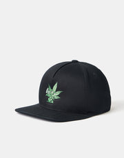 Route One Best Bud Snapback Cap - Black