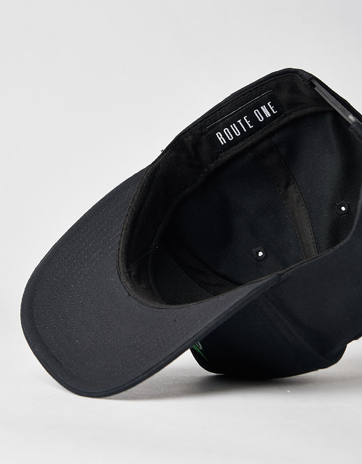 Route One Best Bud Snapback Cap - Black