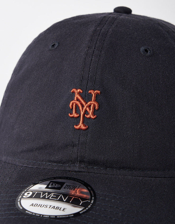 New Era New York Mets Mini Logo 9TWENTY® Strapback Cap - Navy