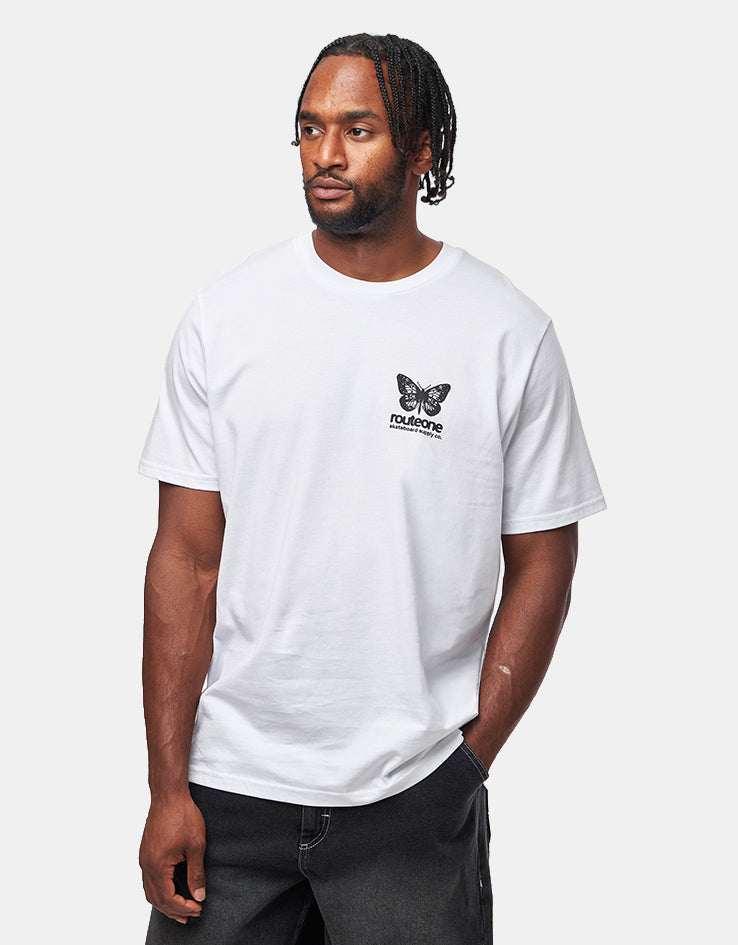 Route One Flutter II Organic T-Shirt - White
